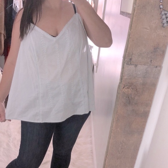 H&M size XXlarge blue cotton top - Picture 1 of 6